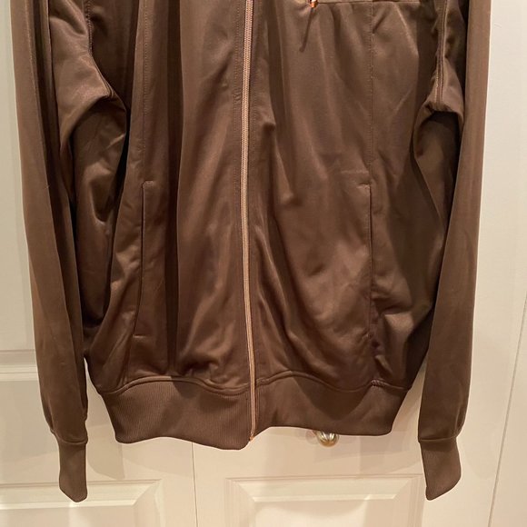 🎉 HOST PICK 🎉 Sean John Brown Track Jacket Size w Copper Accents Size 2XL - Picture 4 of 10